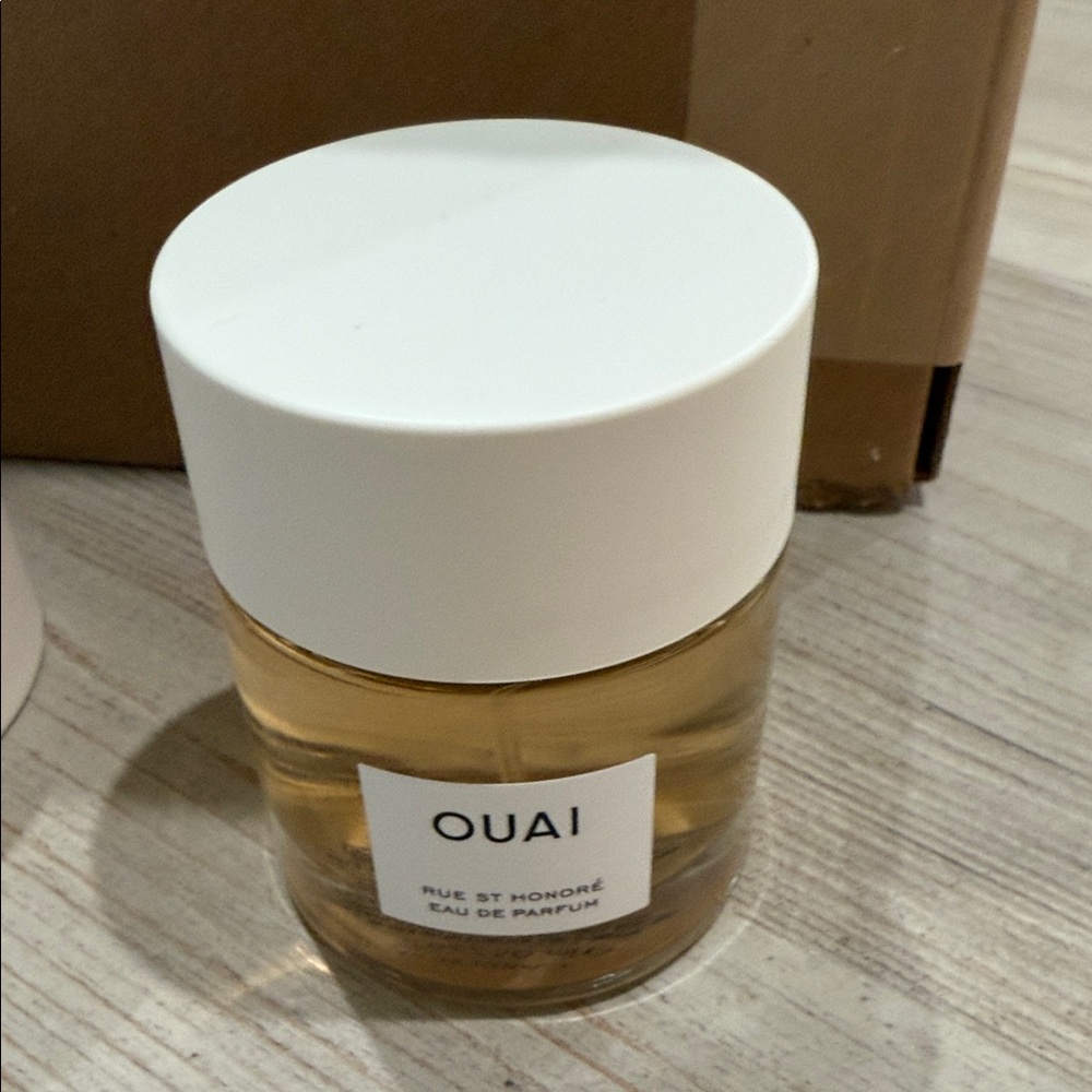 OUAI Fragrance with White Cap and Clear Bottle (new never used with wrapping